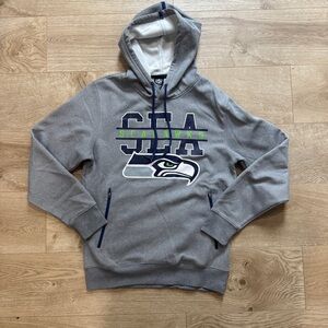 NFL Men's Gray Seattle Seahawks Pullover Hoodie